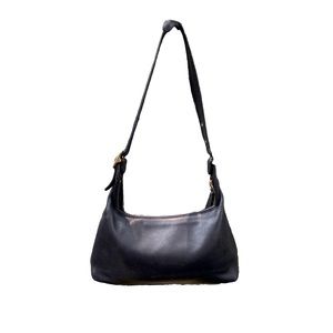 Coach Black Leather Shoulder Bag 9059